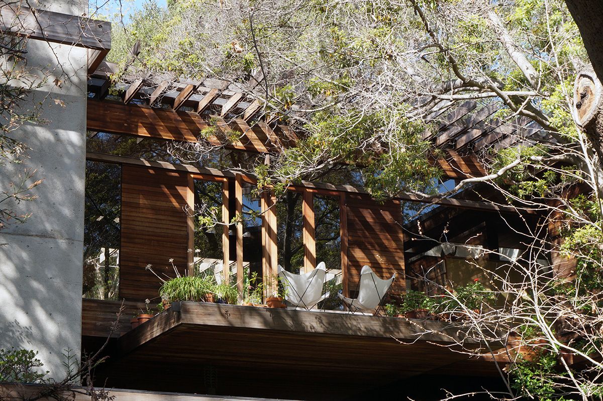Ray Kappe's brutalist treehouse in honor of the @laconservancy
